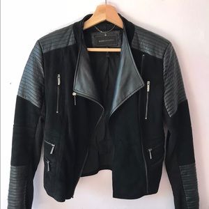 Leather BCBG moto jacket
